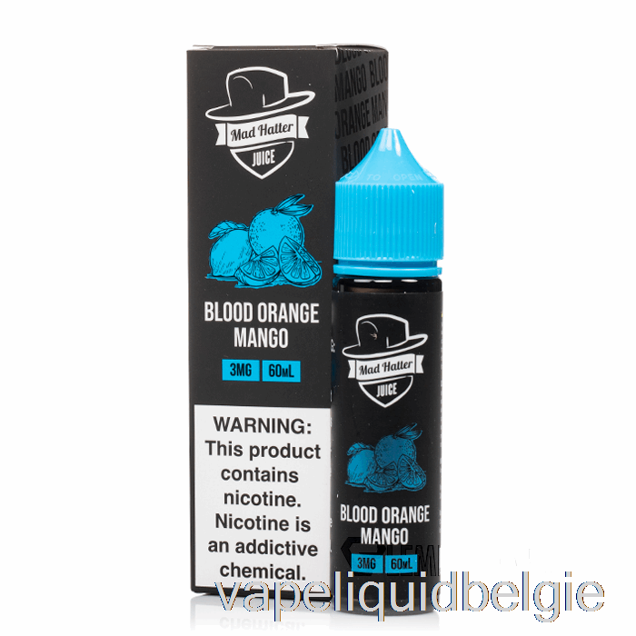 Vape Vloeibare Bloedsinaasappel Mango - Gekke Hoedenmaker - 60ml 3mg